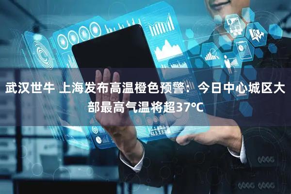 武汉世牛 上海发布高温橙色预警：今日中心城区大部最高气温将超37℃